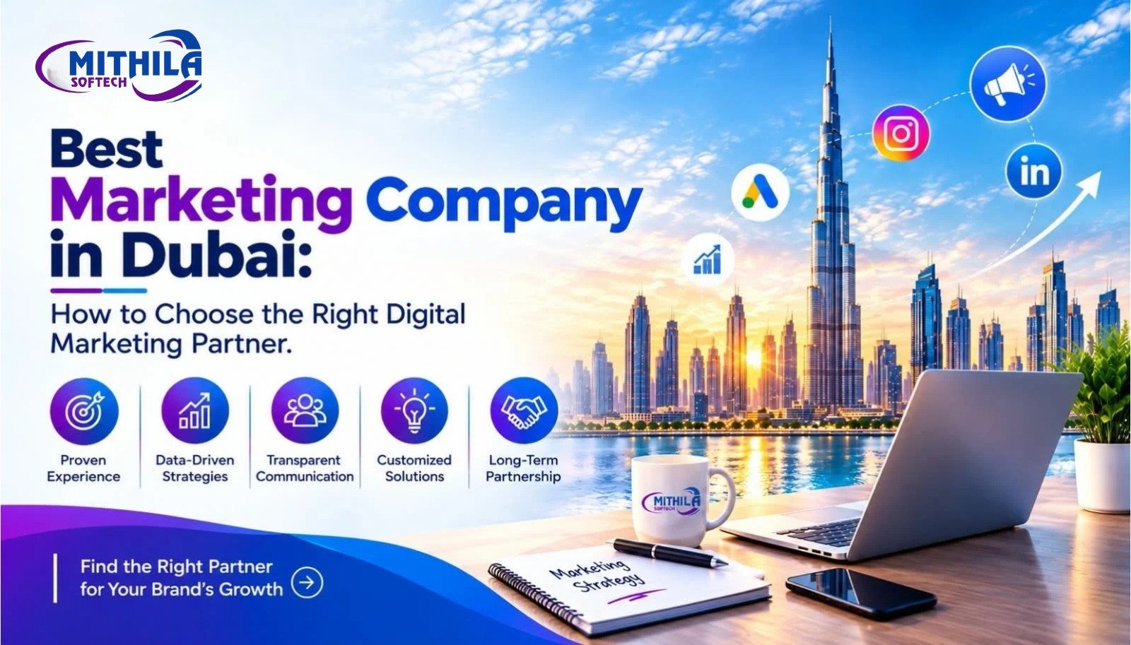 Best Marketing Company in Dubai for Business Growth | Mithila Softech