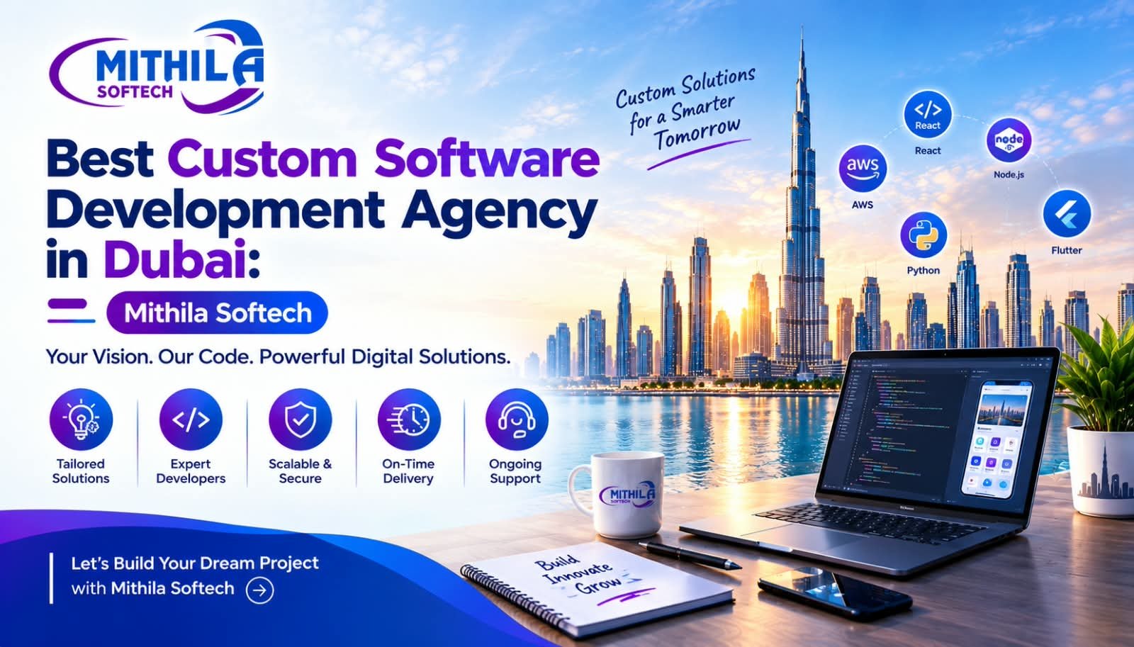 Best Custom Software Development Agency in Dubai | Mithila Softech