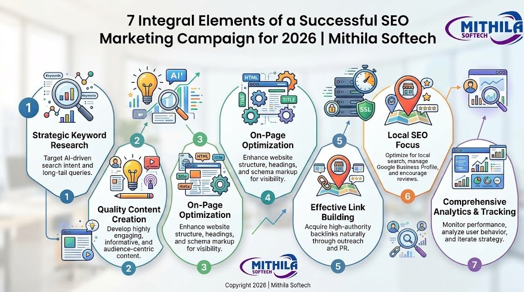 7 Integral Elements of a Successful SEO Marketing Campaign for 2026