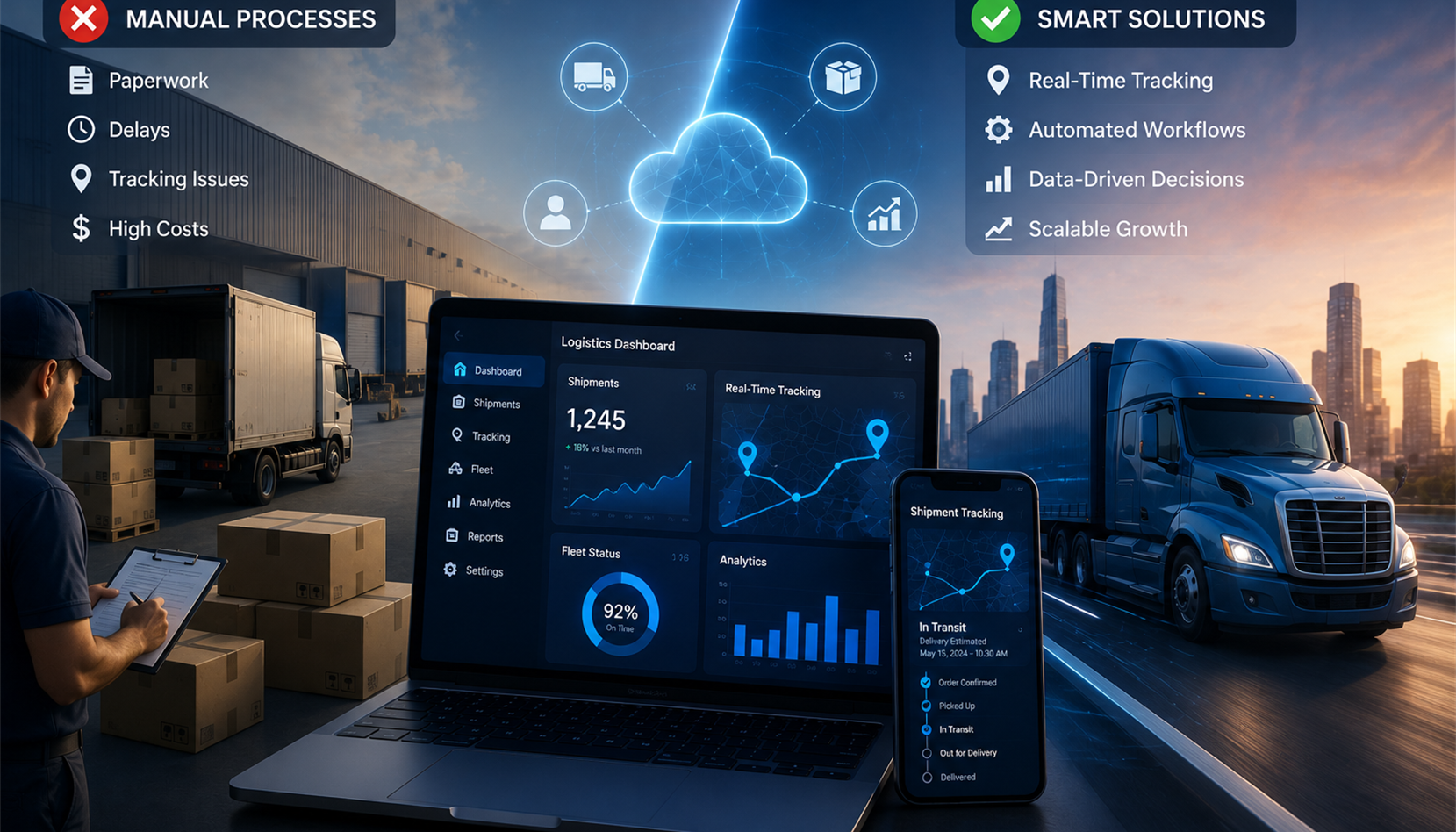 How a Growing Logistics Company Transformed Operations with Custom Software Development