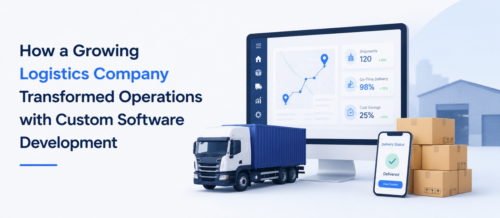 How a Growing Logistics Company Transformed Operations with Custom Software Development