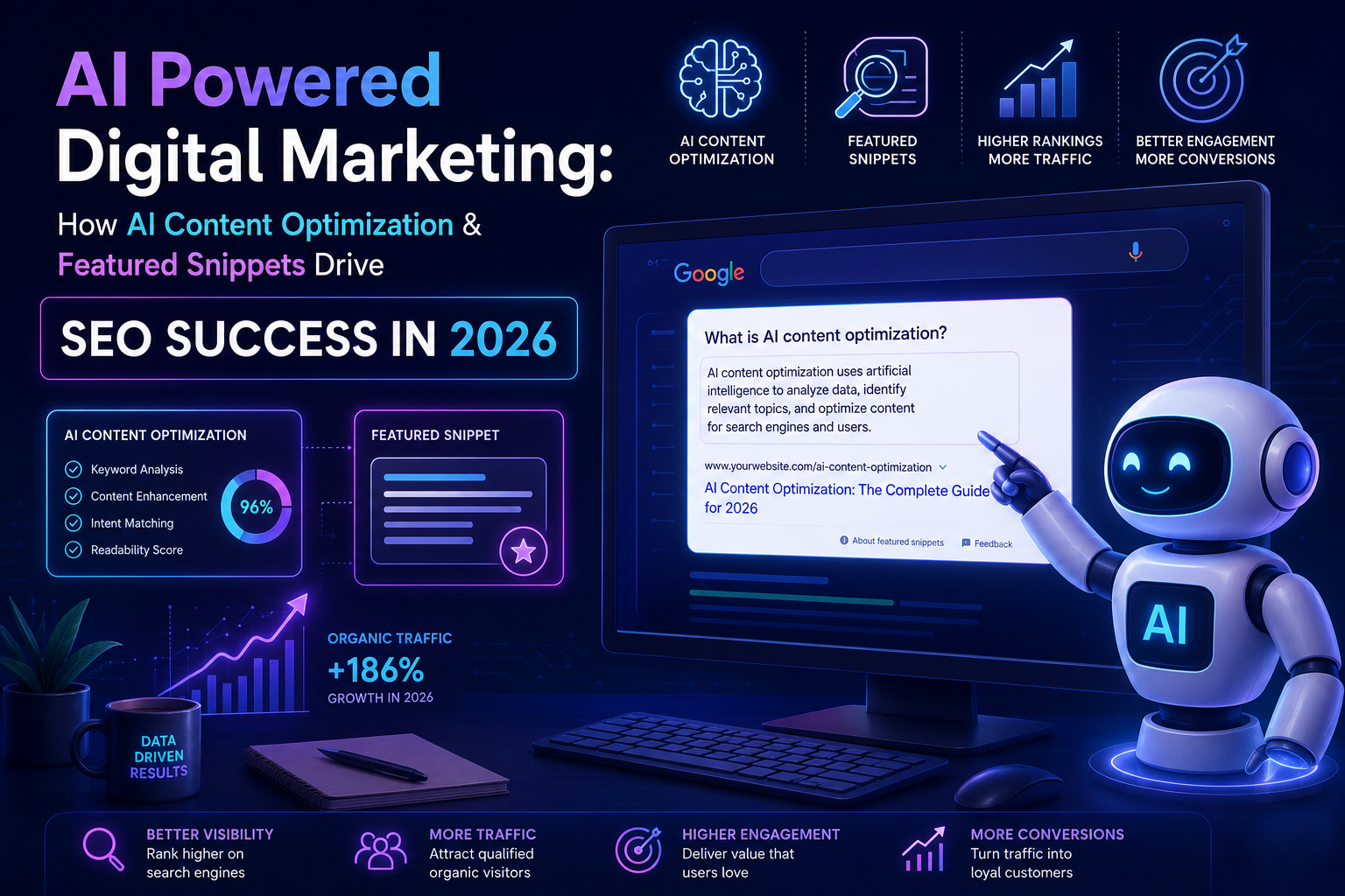 AI Powered Digital Marketing: How AI Content Optimization & Featured Snippets Drive SEO Success in 2026